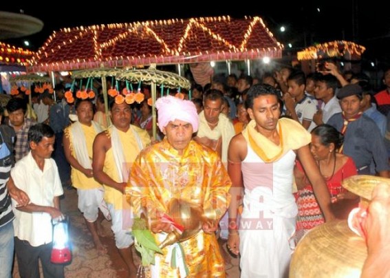 Traditional Kharchi puja begins in Chaturdash Devta temple 